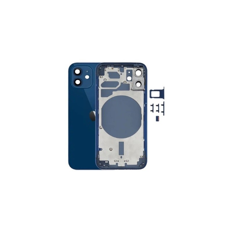 COVER POSTERIORE APPLE IPHONE 12 MINI BLU