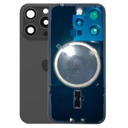 COVER POSTERIORE APPLE IPHONE 15 PRO NERO TITANIUM + MAGSAFE