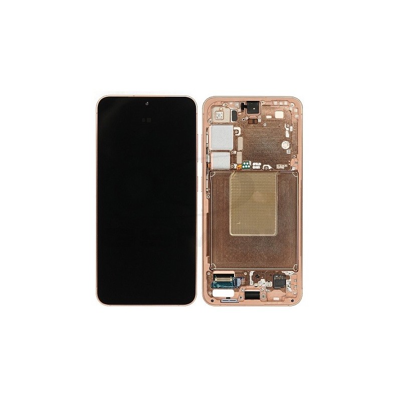 DISPLAY SAMSUNG GALAXY S24 SM-S921 ARANCIONE - WITH FRAME