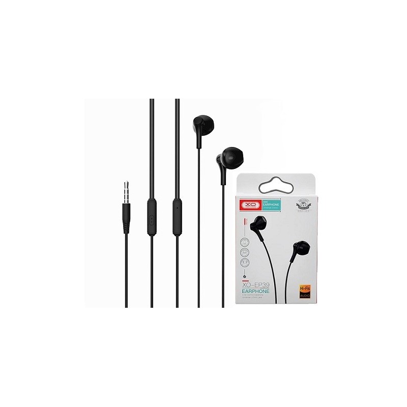 AURICOLARE XO (JACK 3.5MM) EP39 NERO