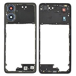 COVER CENTRALE MOTOROLA MOTO G04s NERO