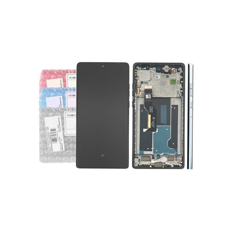 DISPLAY MOTOROLA MOTO 50 FUSION MARSHMALLOW BLUE (AZZURRO) - WITH FRAME