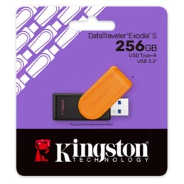 PENDRIVE 256GB USB KINGSTON DTXS/256GB USB 3.2 Gen 1 DataTraveler Exodia S