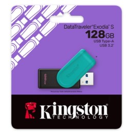 PENDRIVE 128GB USB KINGSTON DTXS/128GB USB 3.2 Gen 1 DataTraveler Exodia S