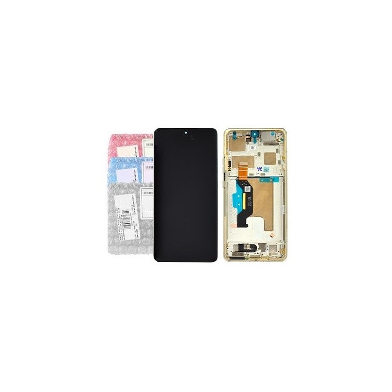 DISPLAY MOTOROLA MOTO EDGE 50 ULTRA BEIGE - WHIT FRAME