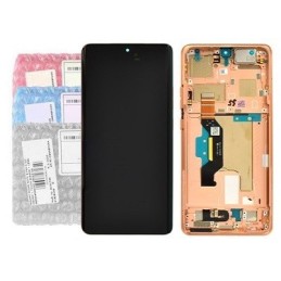 DISPLAY MOTOROLA MOTO EDGE 50 ULTRA ROSA - WHIT FRAME