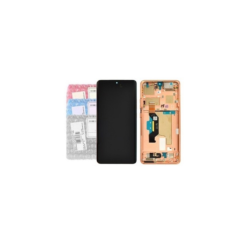 DISPLAY MOTOROLA MOTO EDGE 50 ULTRA ROSA - WHIT FRAME