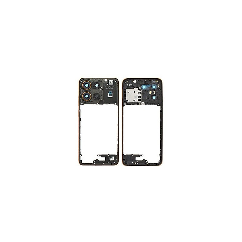 COVER CENTRALE MOTOROLA MOTO G15 ARANCIONE