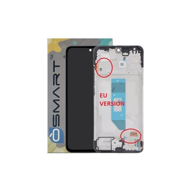 DISPLAY XIAOMI REDMI NOTE 14 4G NERO - WITH FRAME (EUROPA VERSION)