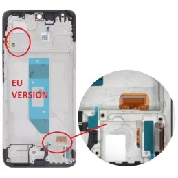 DISPLAY XIAOMI REDMI NOTE 14 4G NERO - WITH FRAME (EUROPA VERSION)