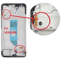 DISPLAY XIAOMI REDMI NOTE 14 4G NERO - WITH FRAME (EUROPA VERSION)
