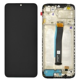 DISPLAY XIAOMI POCO C40 NERO - WITH FRAME