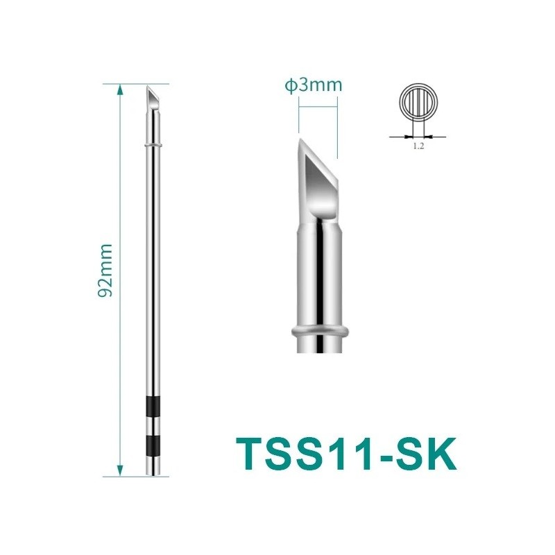 PUNTA PER STAZIONE SALDANTE QUICK TS11 (TSS11-SK)