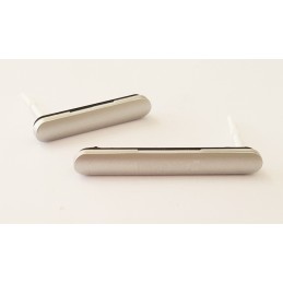 TASTI LATERALI SONY XPEIRA M4 AQUA 2PZ. BIANCO