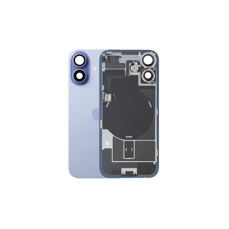 COVER POSTERIORE APPLE IPHONE 17 BLU NEBBIA + ANTENNA NFC + MAGSAFE