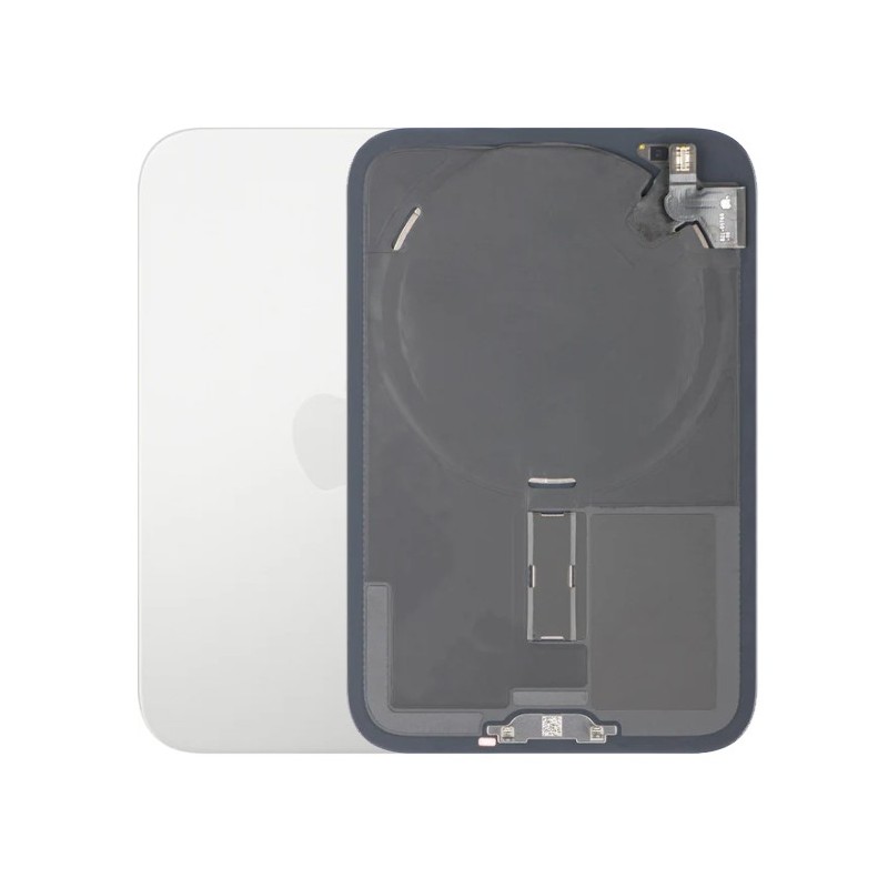 COVER POSTERIORE APPLE IPHONE 17 PRO SILVER + ANTENNA NFC + MAGSAFE