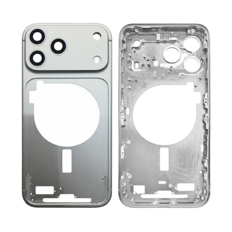 COVER CENTRALE APPLE IPHONE 17 PRO SILVER