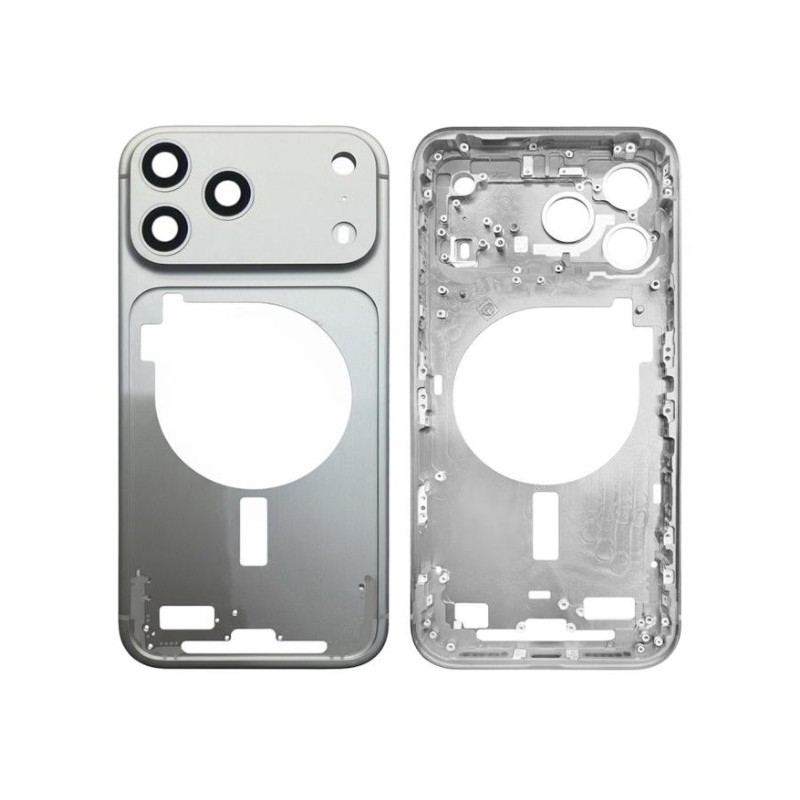COVER CENTRALE APPLE IPHONE 17 PRO MAX SILVER