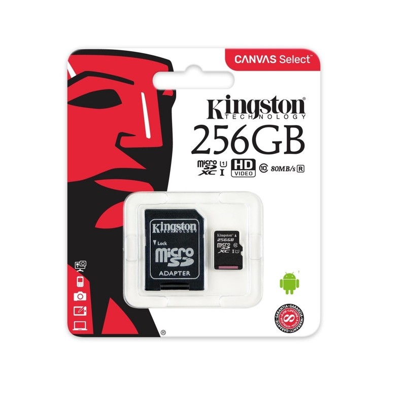 MEMORIA 256GB KINGSTON MICRO SD