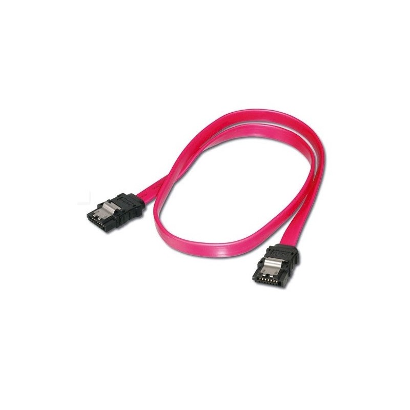 CAVO DATI SATA CON CLIP IN METALLO 50CM