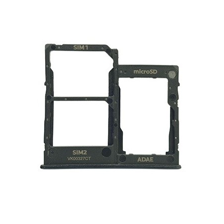 CARRELLO SIM/MEMORY CARD SAMSUNG GALAXY A41 DUAL SIM SM-A415 NERO