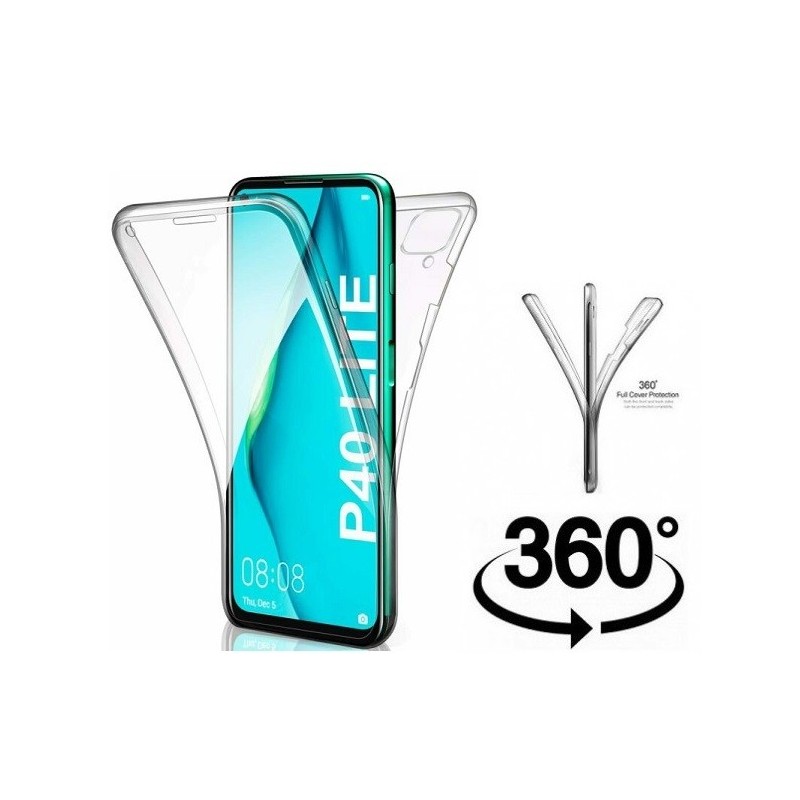 COVER PROTEZIONE HUAWEI P40 LITE - TPU FRONTE + RETRO TRASPARENTE