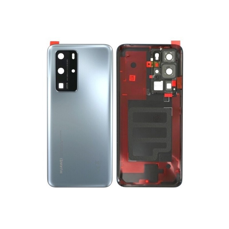 COVER BATTERIA HUAWEI P40 PRO SILVER FROST