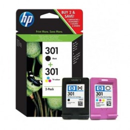 CART HP N. 301 COMBO PACK NERA + COLORE