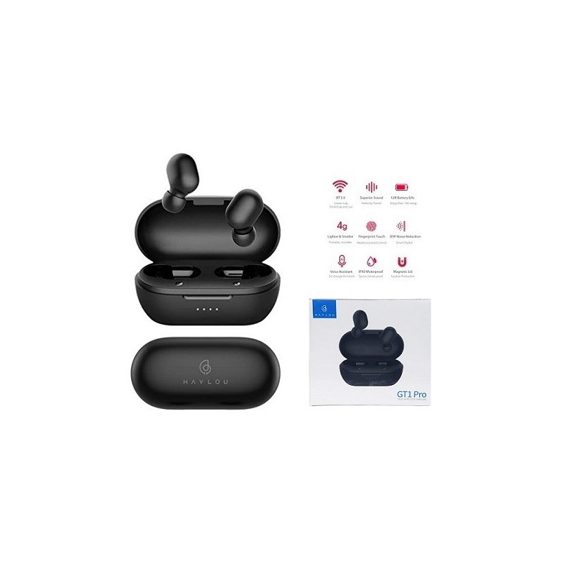 AURICOLARI BLUETOOTH XIAOMI HAYLOU GT1 PRO NERO