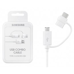 CAVO DATI TYPE-C E MICRO USB SAMSUNG BIANCO EP-DG930DWE