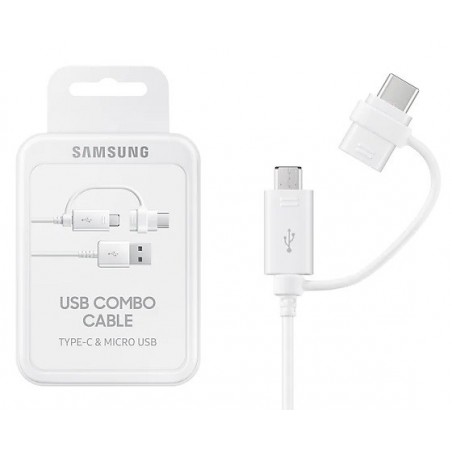 CAVO DATI TYPE-C E MICRO USB SAMSUNG BIANCO EP-DG930DWE
