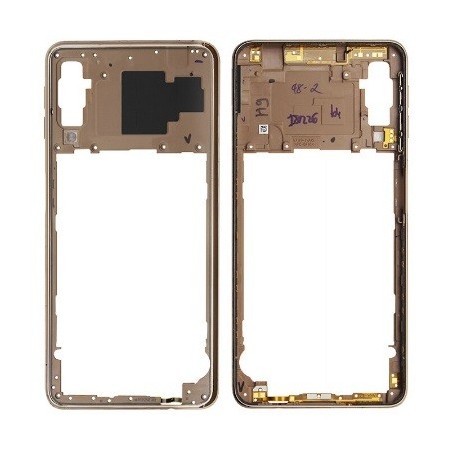 COVER CENTRALE SAMSUNG GALAXY A7 2018 SM-A750 ORO