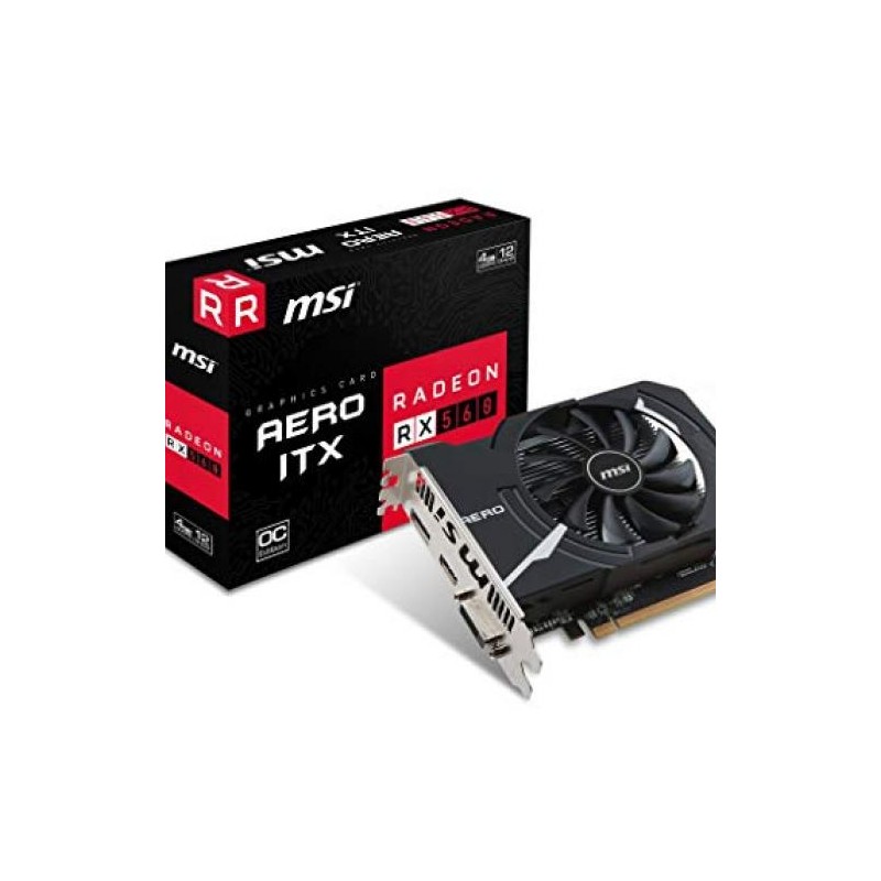 SCHEDA VIDEO MSI RADEON RX560 4GB AERO ITX OC