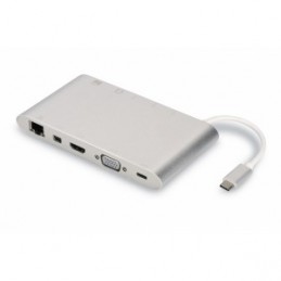 ADATTATORE MULTI USB TYPE C A HDMI VGA MINIDP 3USB USBC CR