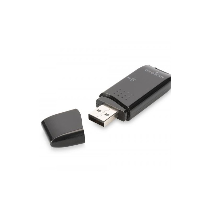 LETTORE CARD USB 2.0 MINI DIGITUS DA-70310-3 PER SD E MICROSD