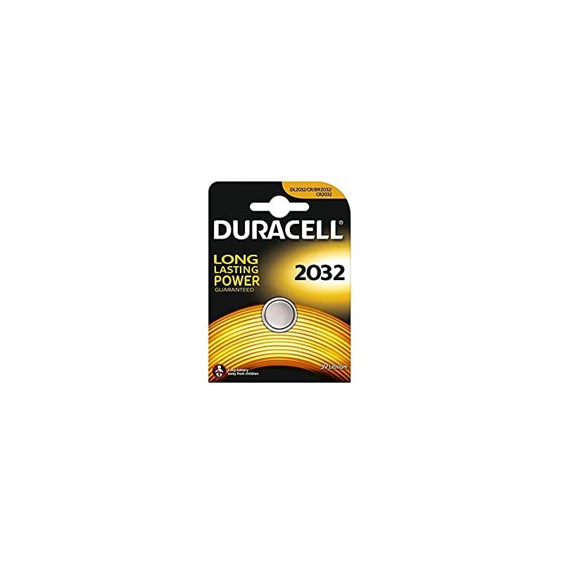 BATTERIA AL LITIO 3 VOLT A BOTTONE CR2032 DURACELL