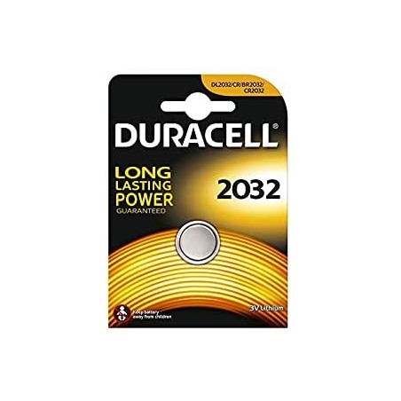 BATTERIA AL LITIO 3 VOLT A BOTTONE CR2032 DURACELL