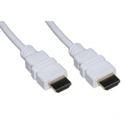 CAVO HDMI 2MT M-M V1.4 SCHERMATO 4K BIANCO