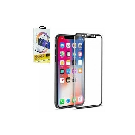 VETRO TEMPERATO APPLE IPHONE X - 3D BORDINO NERO