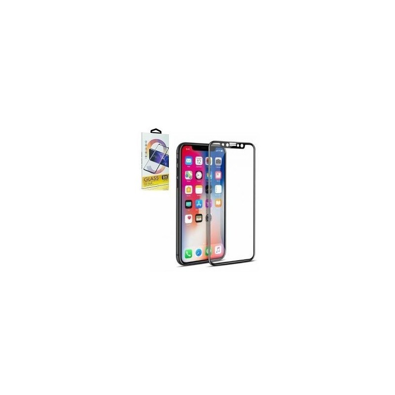 VETRO TEMPERATO APPLE IPHONE XS MAX - 3D BORDINO NERO