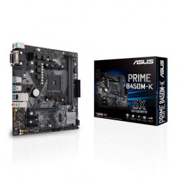 SCHEDA MADRE ASUS PRIME B450M-K SK AM4 2*DDR4 RAID M.2 VGA DVI