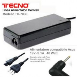 ALIMENTATORE NOTEBOOK  ASUS 19V 40W 2.1A 7030