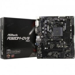 SCHEDA MADRE ASROCK A320M-DVS SK AM4 2XDDR4 RAID M.2 VGA DVI