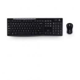 KIT TASTIERA E MOUSE WIRELESS LOGITECH MK270 COLORE NERO