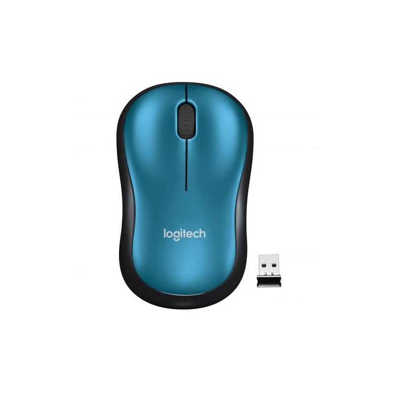 MOUSE WIRELESS LOGITECH M185 USB BLUE