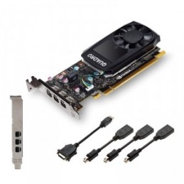 SCHEDA VIDEO PNY NVIDIA QUADRO P400 2GB MINI DP CON ADATTATORI