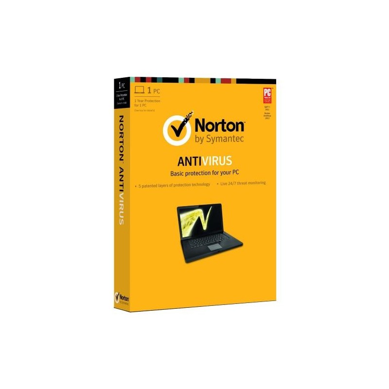 NORTON ANTIVIRUS BASIC 1 PC LICENZA 1 ANNO ITALIA