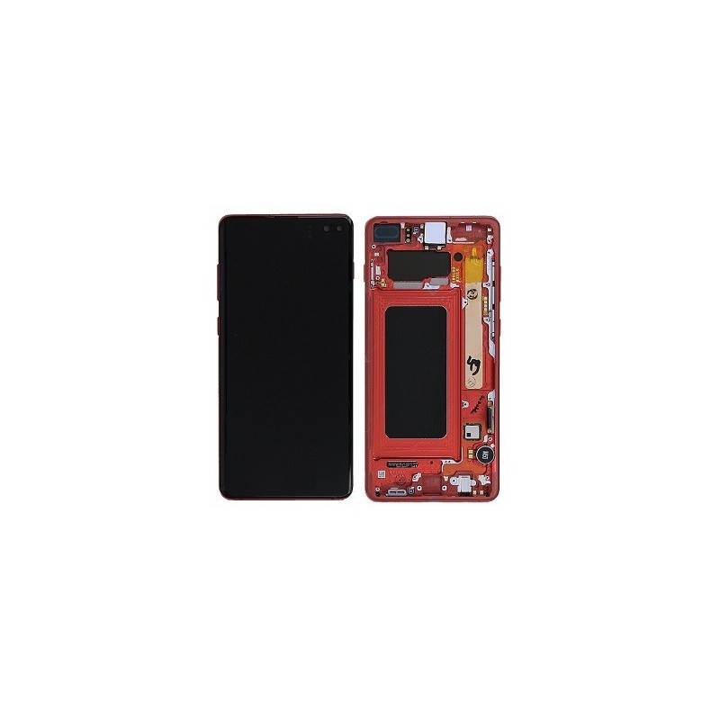 DISPLAY SAMSUNG GALAXY S10 PLUS SM-G975 CARDINAL RED (ROSSO)