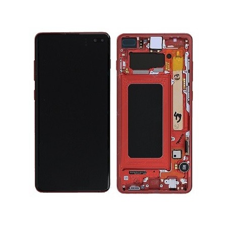 DISPLAY SAMSUNG GALAXY S10 PLUS SM-G975 CARDINAL RED (ROSSO)