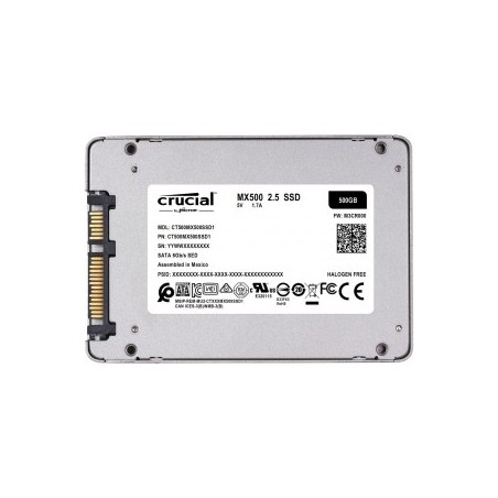 SSD 500GB CRUCIAL MX500 2,5" SATA 3 CT500MX500SSD1